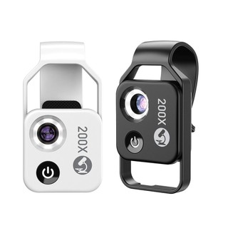 MS002CWH Microscope 200X Magnification Lens With CPL Mobile LED Magnifier