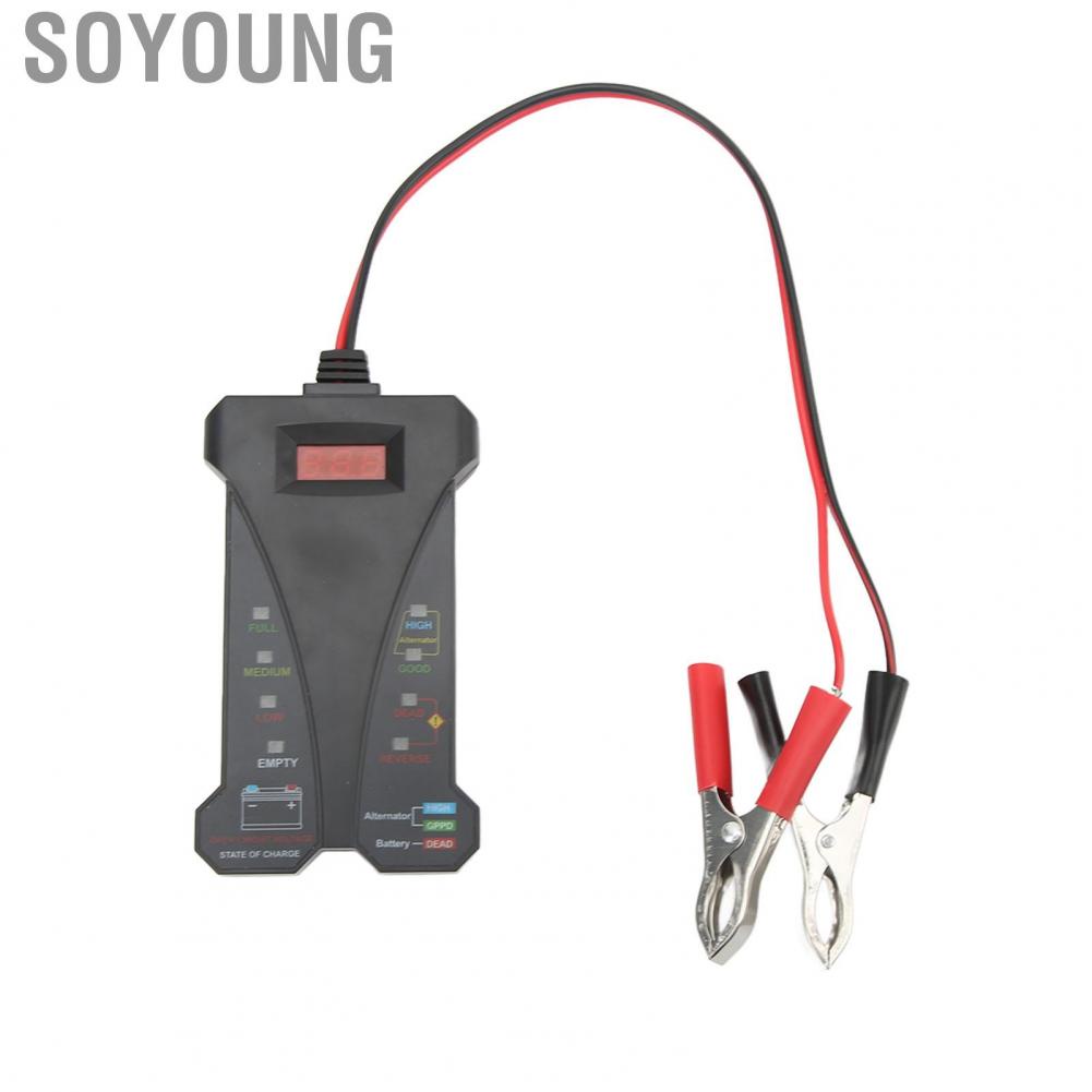 Soyoung  Tester Automobile Analyzer Over Voltage Protection 4V-20V Range High Accuracy for 12V Car