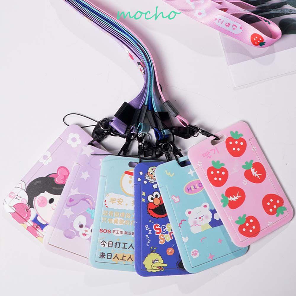 Ví Đựng Thẻ ID / Thẻ Kèm Dây Đeo Họa Tiết Hoạt Hình Anime