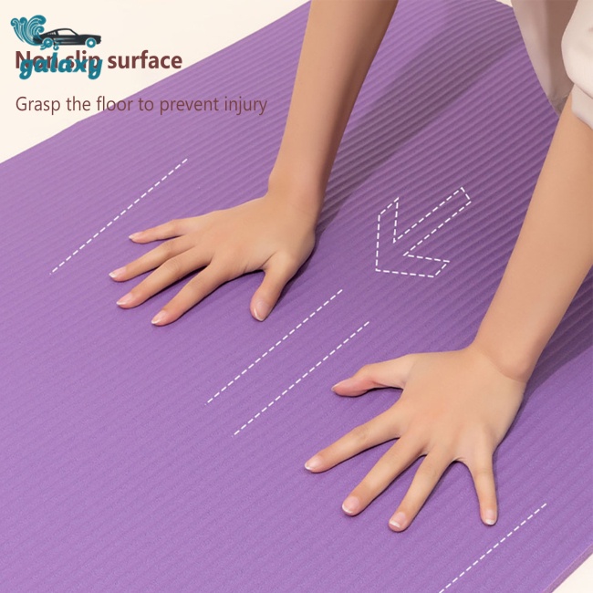 Galaxy Thảm Tập Yoga Dày 10mm Chống Trượt Kèm Dây Đeo