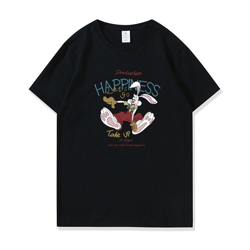 Áo thun XINLANYASHE ngắn tay in họa tiết phong cách Hàn Quốc thời trang mùa hè