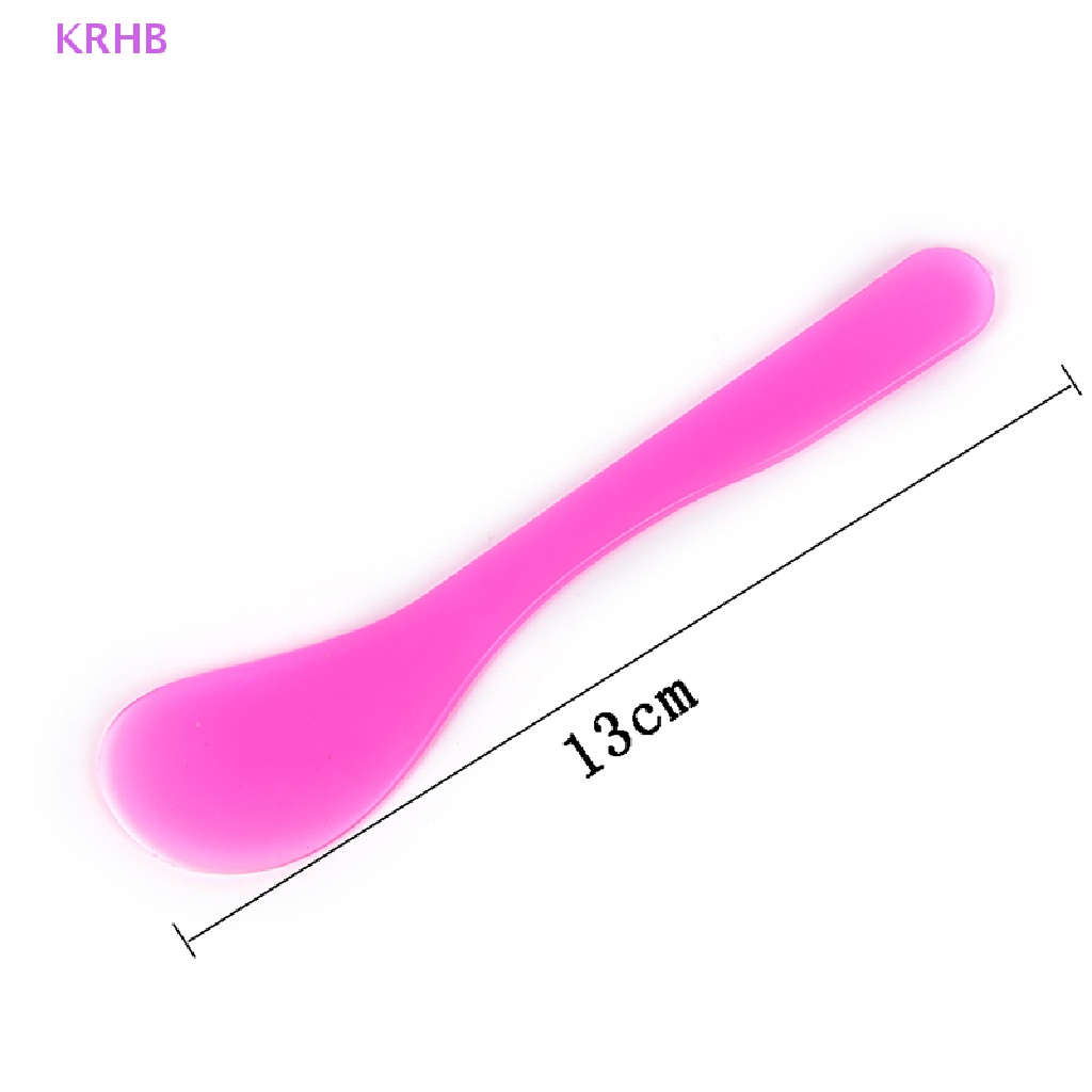 Set 10 Muỗng Nhựa Trộn Mặt Nạ DIY Tiện Dụng Mới