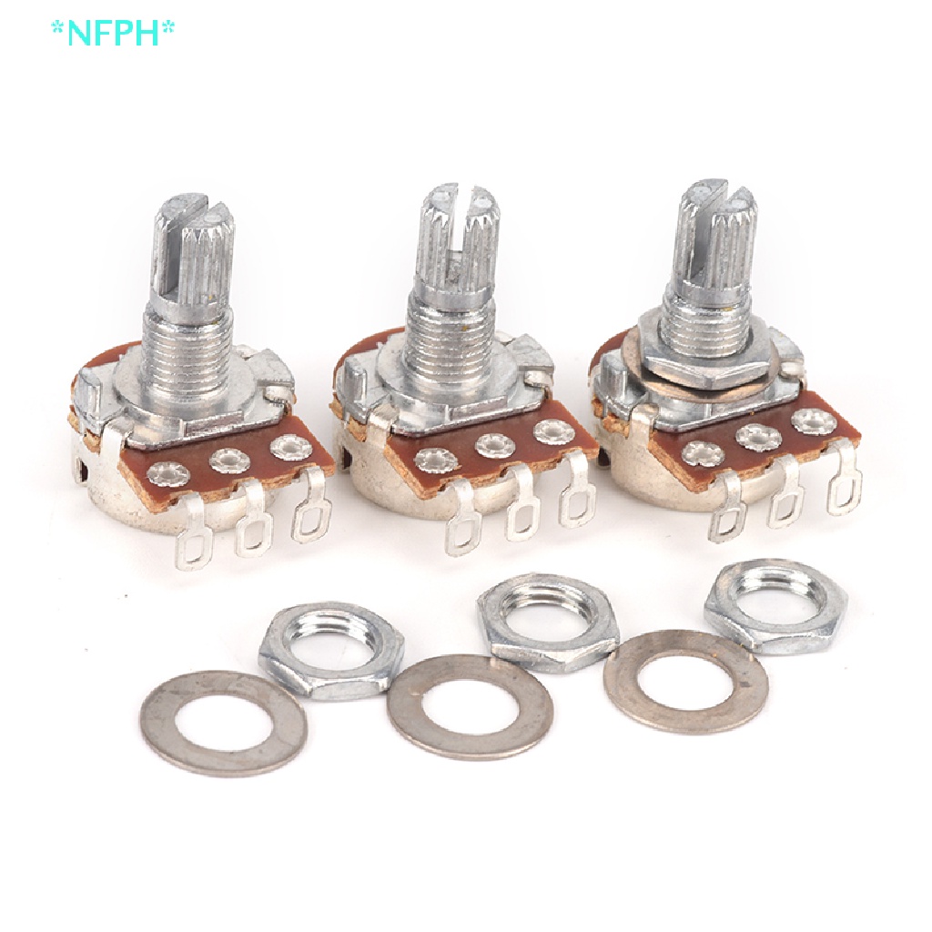 Bộ 3 Chiết Áp Trục Chia Âm Thanh Cho Đàn Guitar A250k Mới