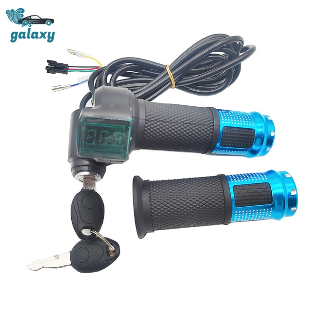 Galaxy 1 Cặp Tay Ga Xe Đạp Điện 12-84v Màn Hình Hiển Thị Kỹ Thuật Số