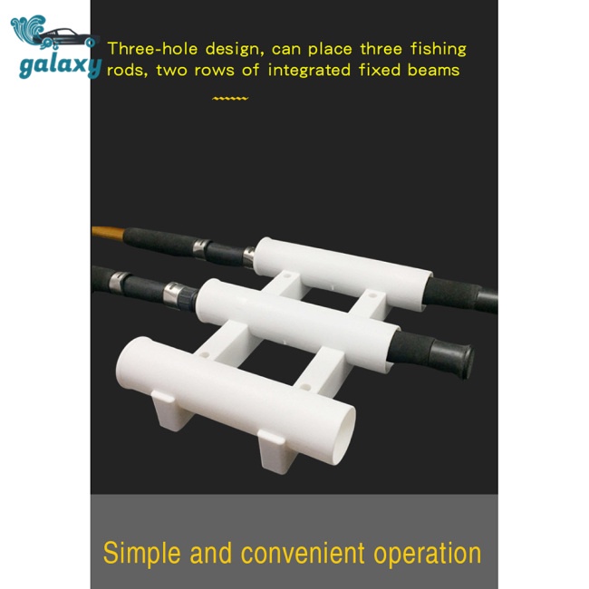 Galaxy Giá Đỡ Cần Câu Cá 3 Ngăn Tiết Kiệm Không Gian Tiện Dụng