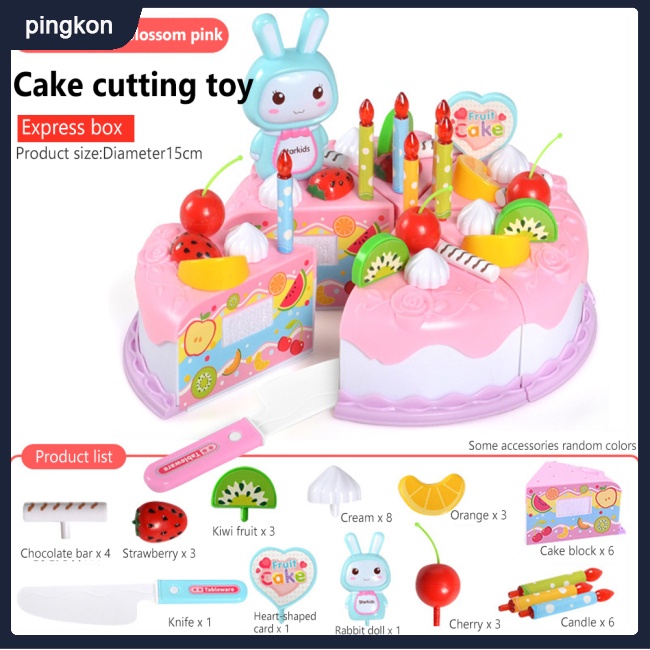 Bộ Đồ Chơi Cắt Bánh Sinh Nhật 37 Món Cho Bé