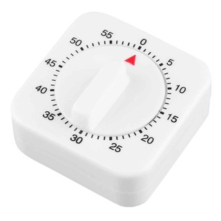 Square 60 Minute Mechanical Kitchen Cooking Timer Food Preparation Baking
