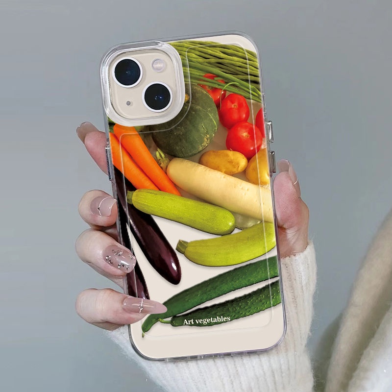 ✅Ốp Điện Thoại Chống Sốc Bảo Vệ Toàn Diện In Họa Tiết Rau Củ Quả Dành Cho Apple Iphone 7 8 Plus 1412 13