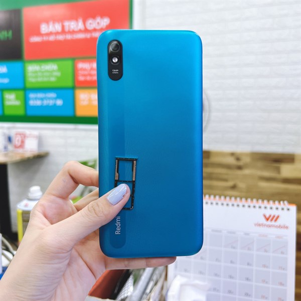 Bộ vỏ Xiaomi Redmi 9a hàng đẹp nấu máy hàng như hình.