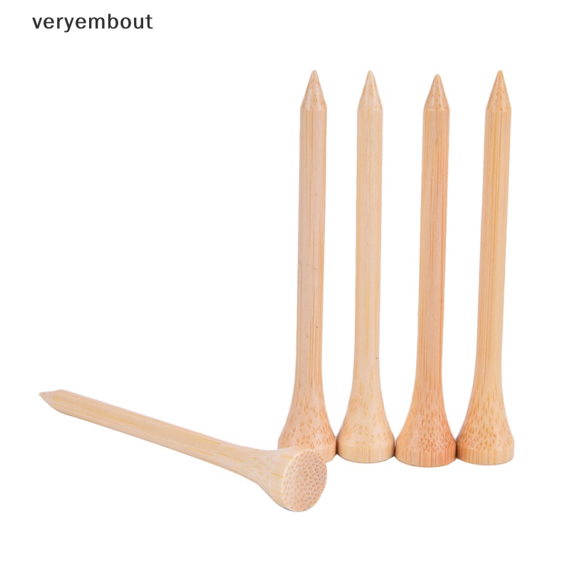 Set 100 Giá Đỡ Bóng Golf Bằng Gỗ Tre 4 Kích Cỡ Tiện Dụng