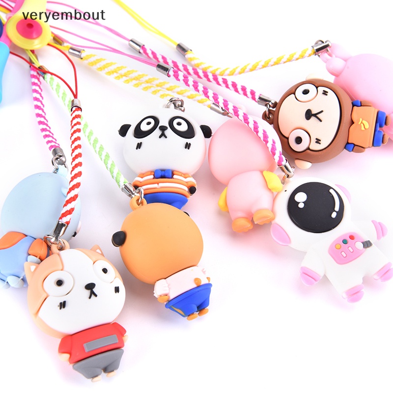 1 Phụ Kiện Giữ Bóng Golf Bằng Cao Su Họa Tiết Hoạt Hình Kèm Dây Chống Mất Tiện Dụng