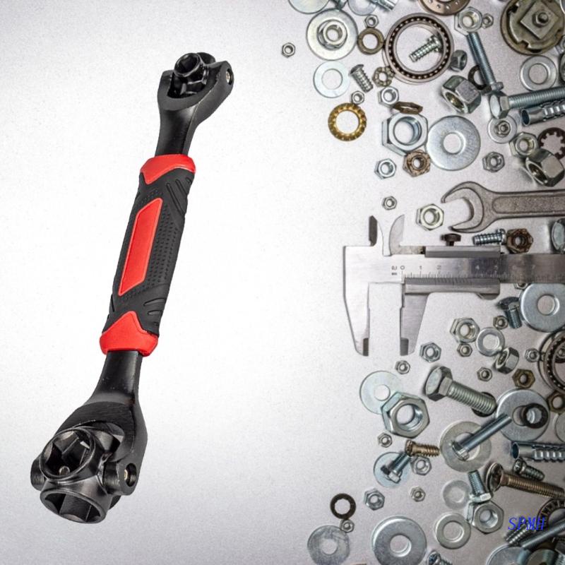 Cờ Lê 8 Trong 1 Có Thể Xoay 360 Độ Dùng Để Sửa Chữa Ống Nước / Xe Hơi / Xe Đạp