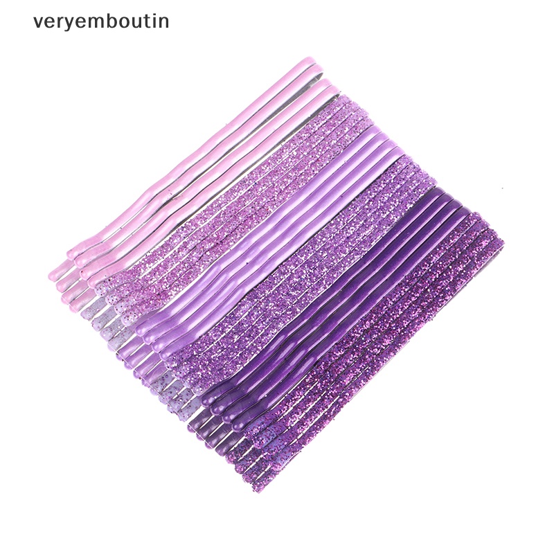 Set 24 Kẹp Tóc Kim Loại Gợn Sóng Thời Trang