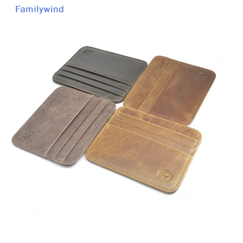 Ví Da Thật 100% Đựng Tiền Xu / Giấy Tờ Hình Đầu Voi Tròn Nhỏ Nhắn