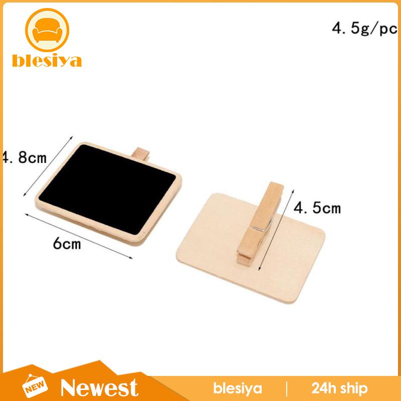 Set 10 Bảng Gỗ Ghi Chú Treo Tường Tiện Lợi Note