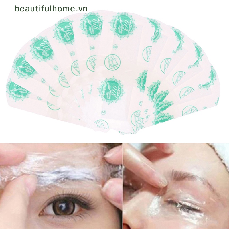 Bộ 10 Khuôn Kẻ Lông Mày Dùng Một Lần Tiện Dụng