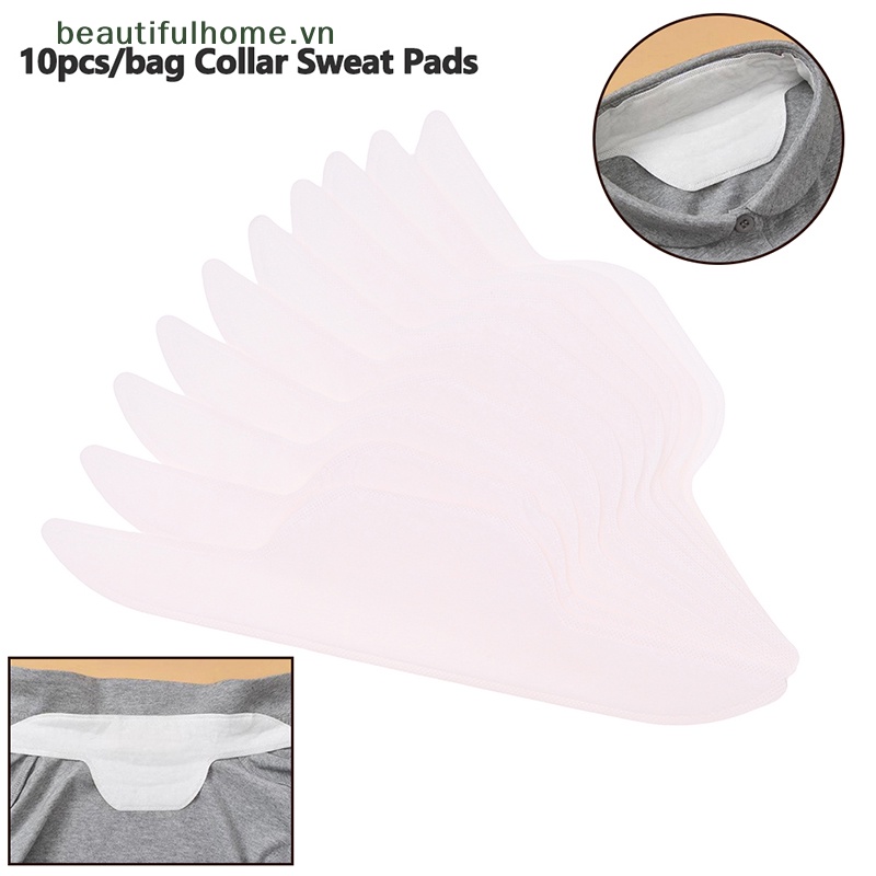 Bộ 10 Miếng Dán Thấm Hút Mồ Hôi Cho Cổ Áo