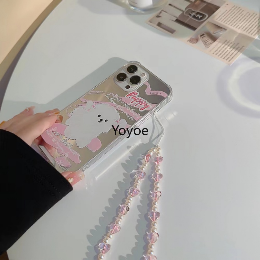 Ốp Điện Thoại Silicone Mềm Chống Sốc In Hình Chú Cún Dễ Thương Cho iPhone 14 13 12 11 Pro Max Xr X XS 7 8 SE 14 Plus