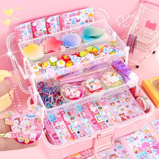 Sticker gift box explosion box small box sticker gift box stationery set stickers gift box birthday stickers