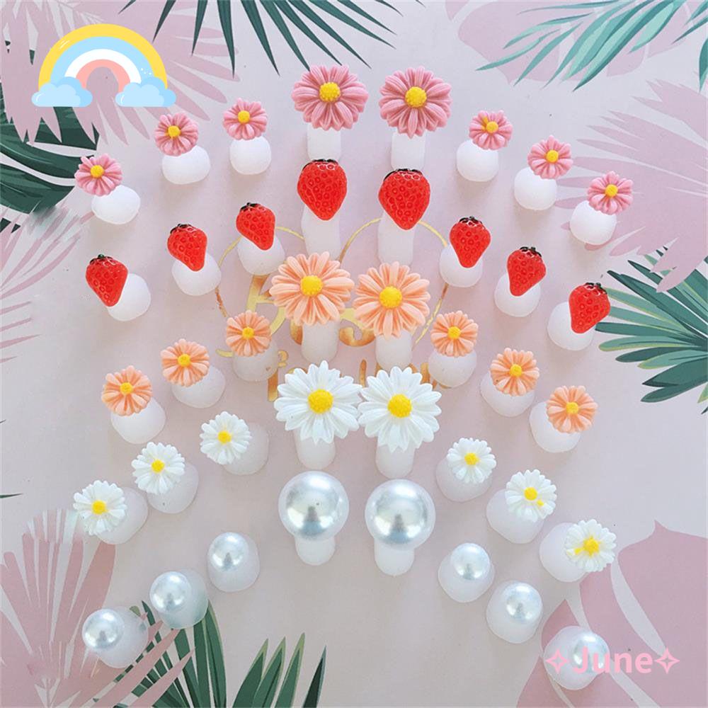 (Hàng Mới Về) Bộ 8 Dụng Cụ Tách Ngón Chân Bằng Silicon Hình Hoa Cúc