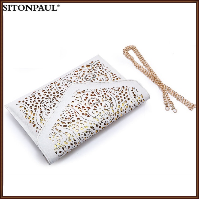 Túi Xách Dây Xích Dạng Bì Thư Thời Trang Cho Nữ