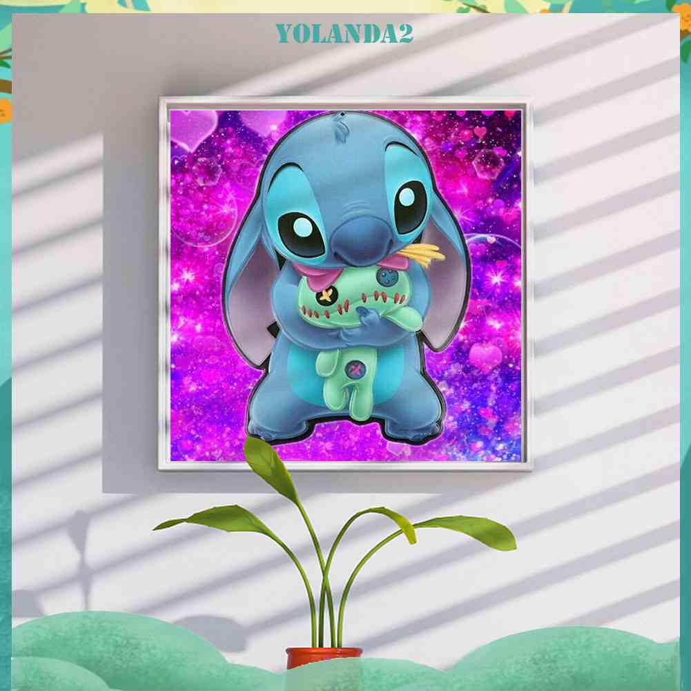 Bộ Tranh Đính Đá 5D Họa Tiết Hoạt Hình Độc Đáo DIY Dùng Trang Trí Nhà Cửa