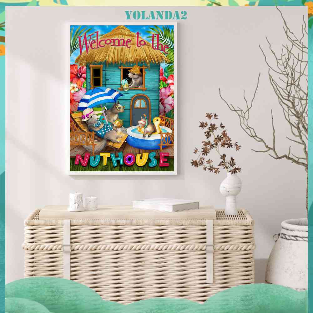 Tranh Đính Đá Kim Cương Toàn Bộ 5D DIY Hình Vẽ Chuột