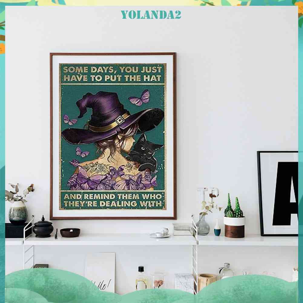 Tranh Đính Đá Kim Cương Toàn Diện DIY Hình Chủ Đề Halloween