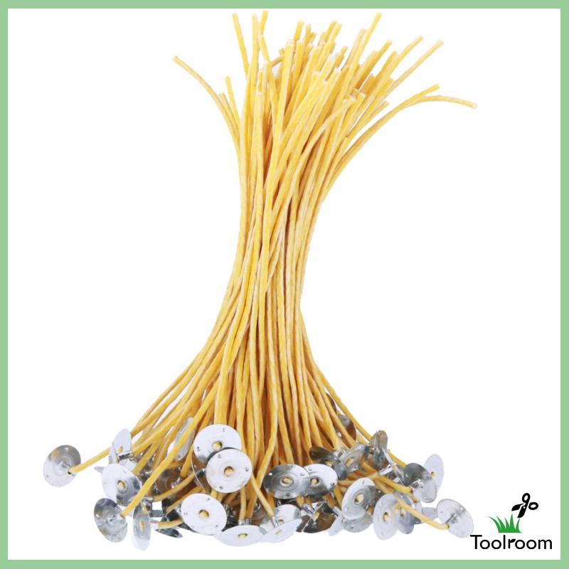 Bộ 50 Dây Bấc Làm Nến Sáp Ong 20cm DIY