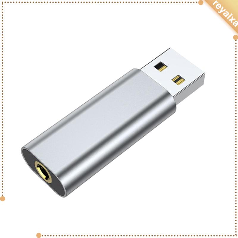 Giắc Chuyển Đổi USB Sang Giắc Cắm Âm Thanh 3.5mm Mini 2 Trong 1 Chuyên Dụng Cho Tai Nghe / Micro / Máy Tính Để Bàn