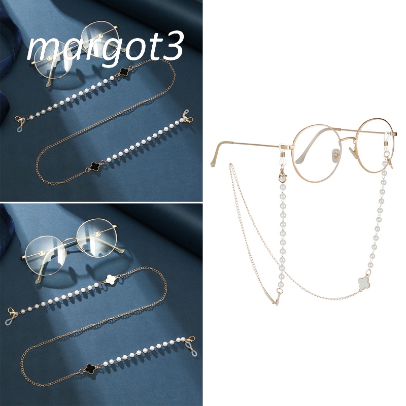 Dây Chuỗi Ngọc Trai Mở Rộng Gắn Kính Đeo Khẩu Trang Chống Thất Lạc Cho Nữ