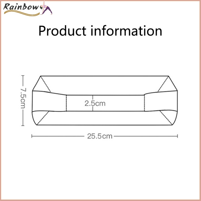 Set 6 Băng Đô Thể Thao Thoáng Khí Màu Sắc Đơn Giản Cho Nữ