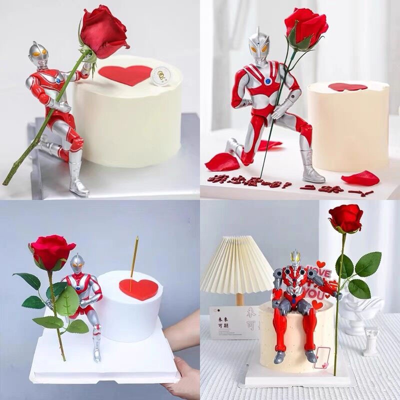 Mô Hình Nhân Vật Superman Trang Trí Bánh Kem