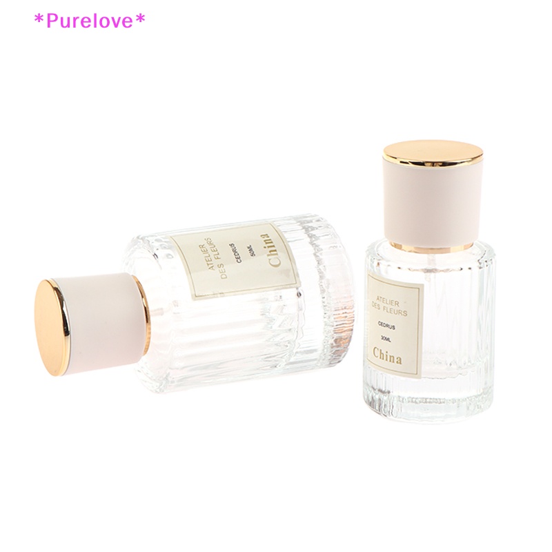 Lọ Thủy Tinh Rỗng Trong Suốt 30ml 50ml Du Lịch Tiện Dụng Mới