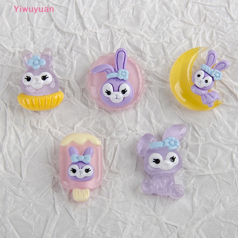 Bộ 10 Kẹp Tóc Hình Thỏ Hoạt Hình Dễ Thương