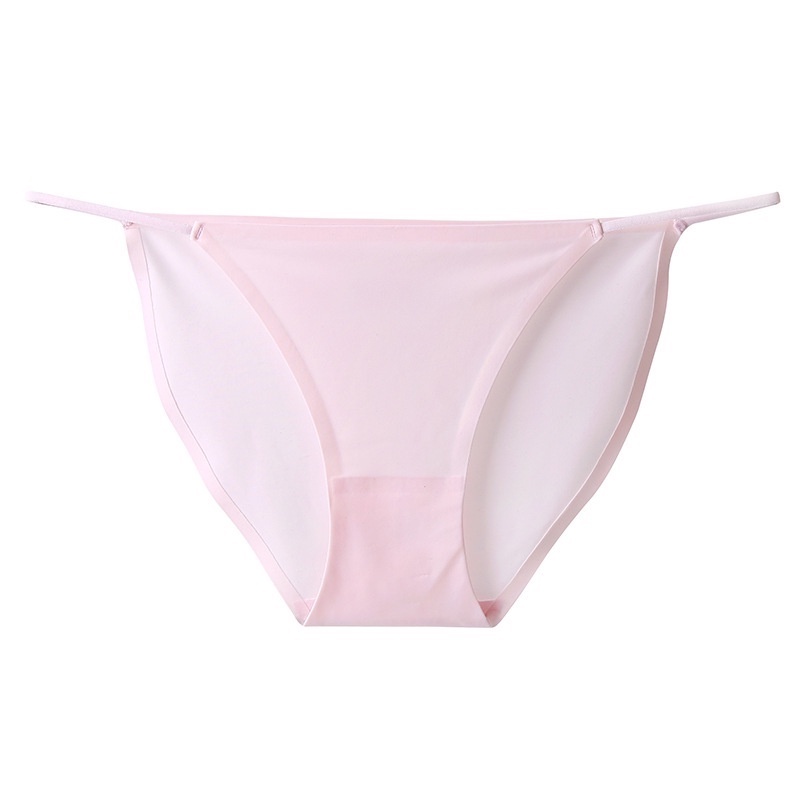 Take Talk Bộ 3 Quần Lót Cotton Lụa Lạnh Mỏng Lưng Thấp Không Viền May Đáy Thấp Không Lộ Đường May Cho Nữ