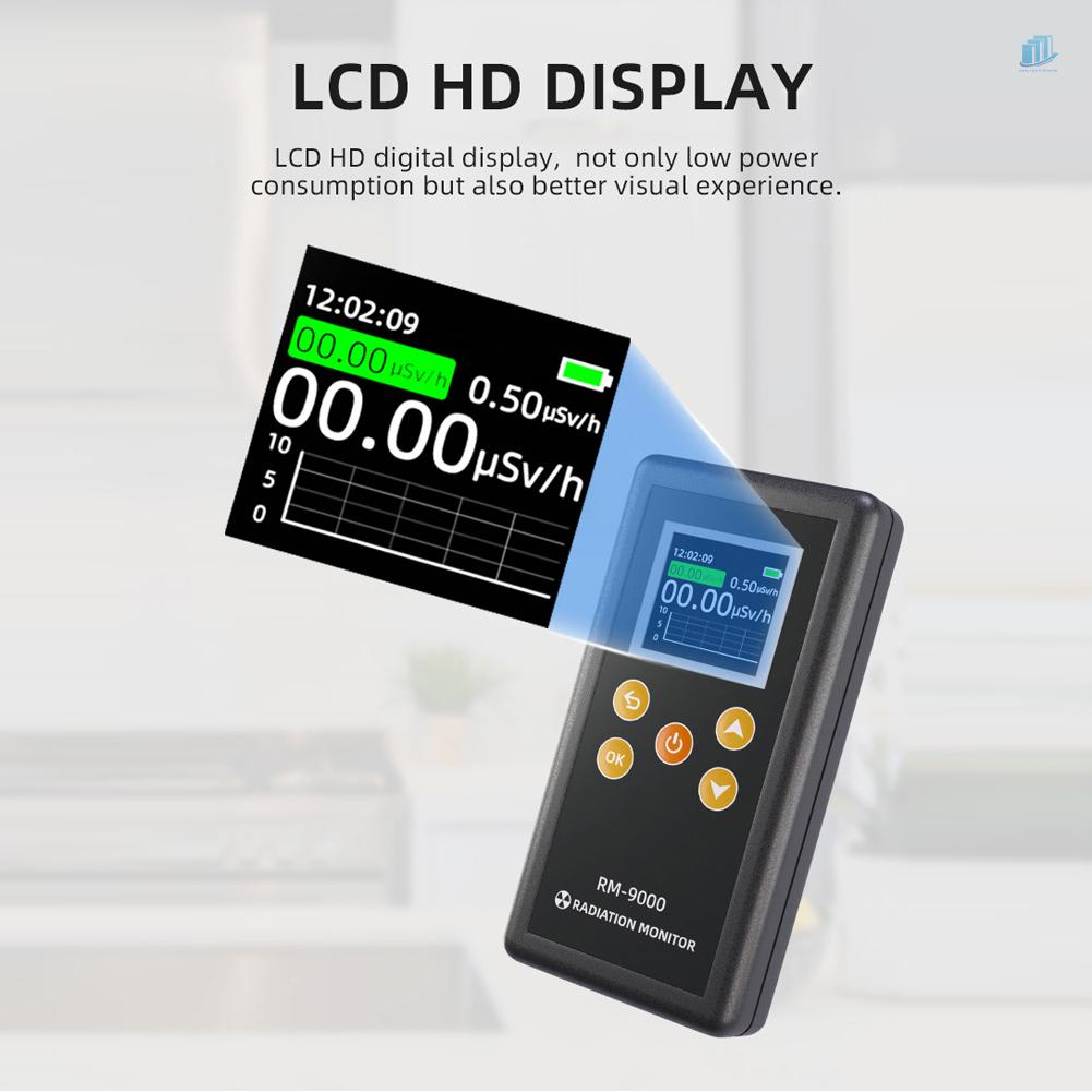Máy Kiểm Tra Bức Xạ Hạt Nhân Di Động Geiger X-Ray - rays - rays - rays Cầm Tay Thiết Thực