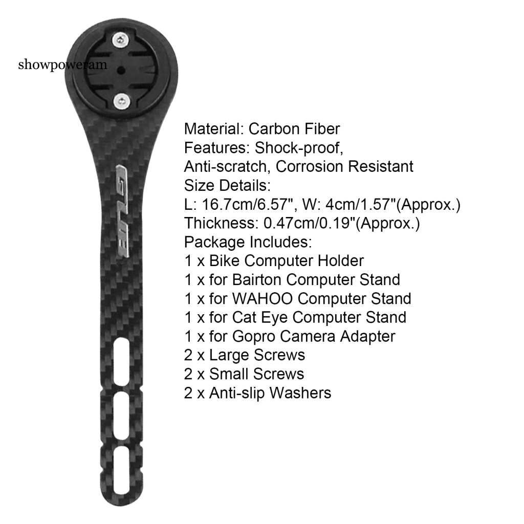 1 Bộ Giá Đỡ Máy Tính Gắn Tay Lái Xe Đạp Chống Sốc / Rơi Vỡ