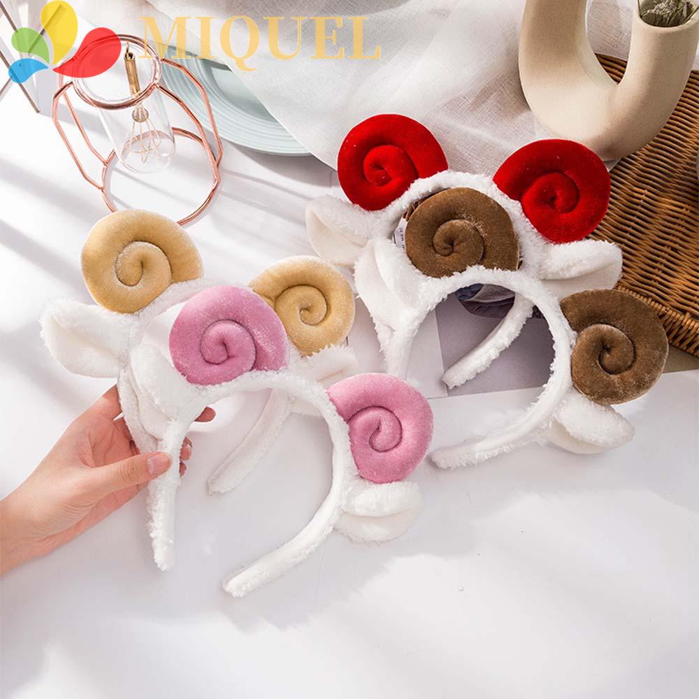 Băng Đô Lông Cừu Kiểu Hoạt Hình Đáng Yêu Cho Bé Gái Rửa Mặt