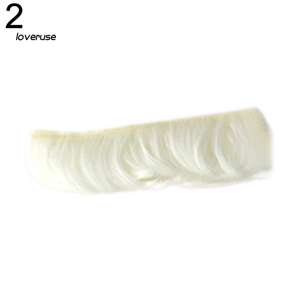 Tóc Giả Dài Sợi Chịu Nhiệt Độ Cao Màu Sắc Đơn Giản Cho Búp Bê