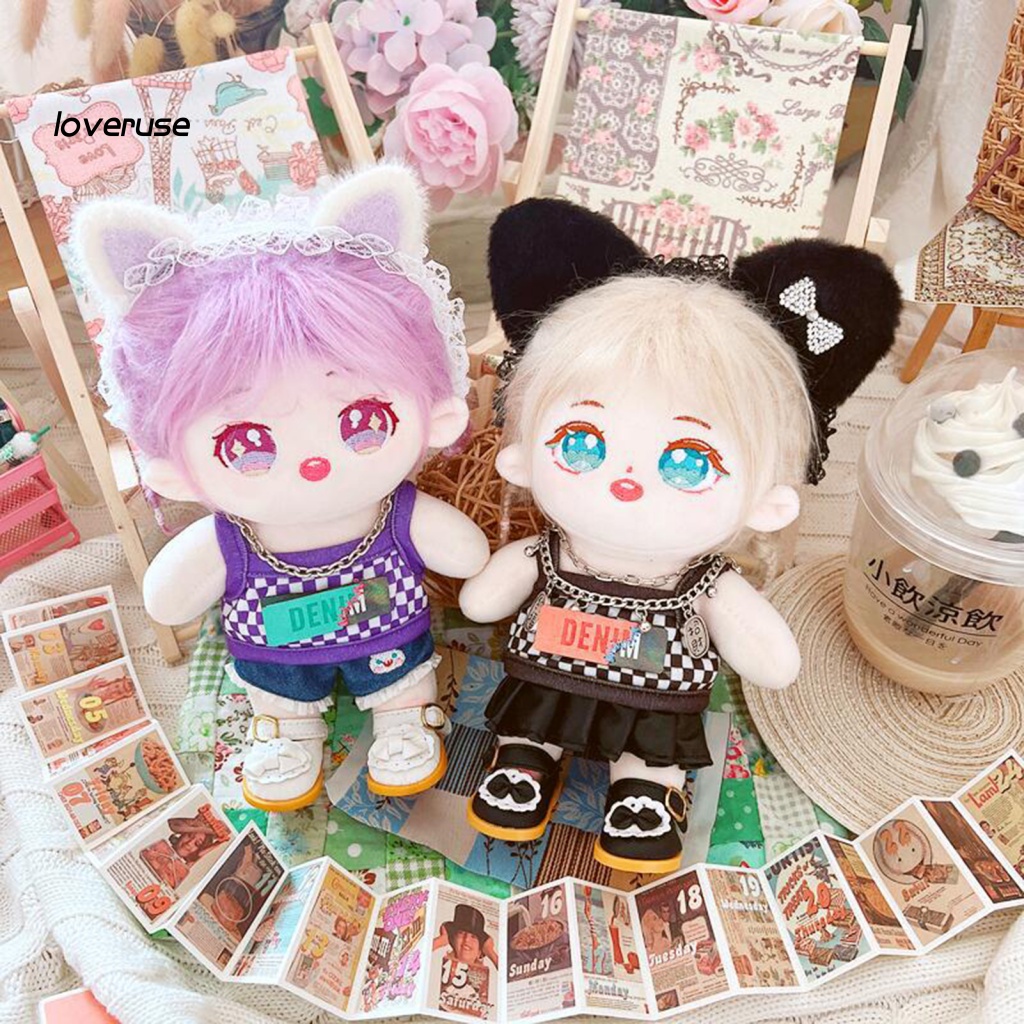 Áo Hai Dây Cotton 20cm Xinh Xắn Cho Búp Bê