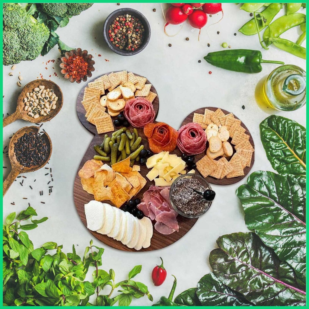 Đĩa Đựng Thức Ăn Nhẹ Họa Tiết Hoạt Hình Không Vỡ Tiện Dụng Cho Nhà Bếp