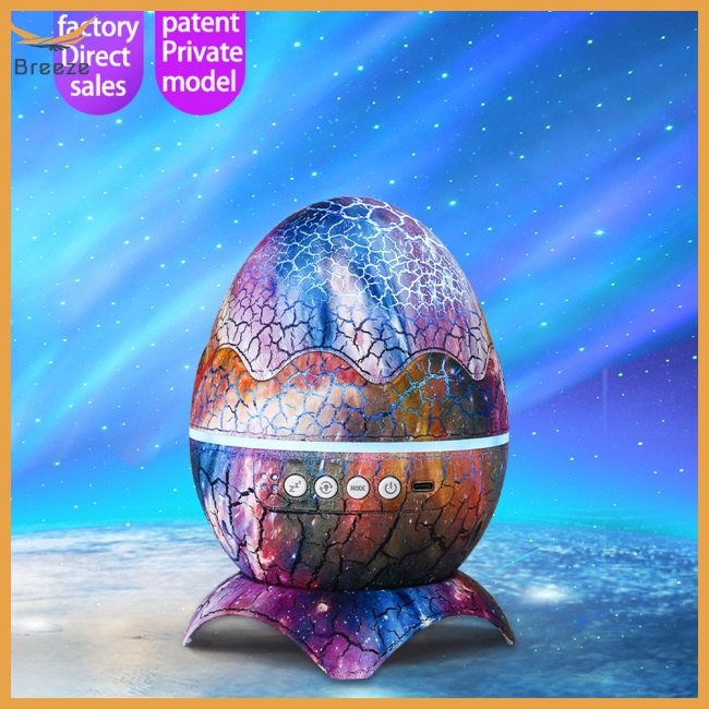 Loa Bluetooth Hình Vỏ Trứng Khủng Long Có Đèn Led Cho Bé