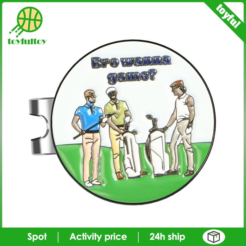 Kẹp Đánh Dấu Vị Trí Bóng Golf 25mm Có Thể Tháo Rời