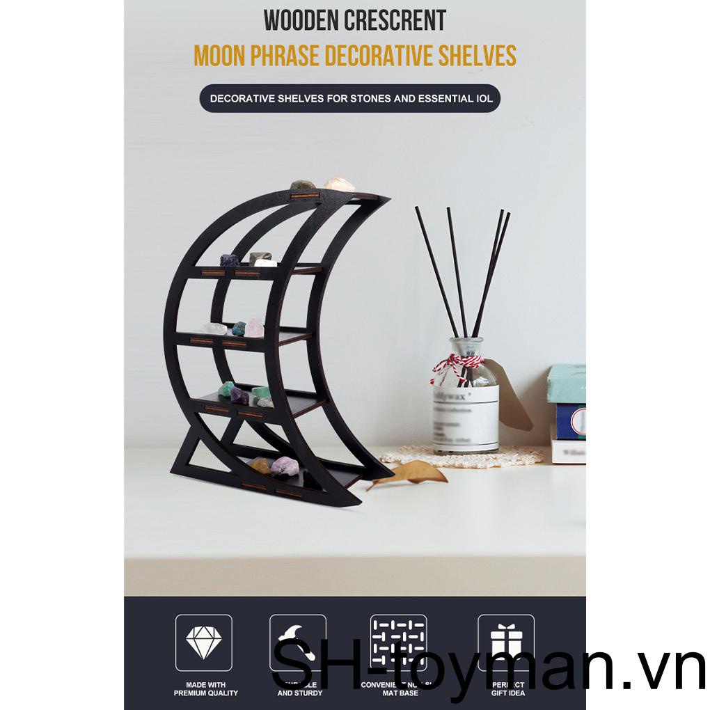 Kệ Đựng Lọ Tinh Dầu Nhiều Tầng Bằng Đá Pha Lê Trang Trí Nhà Ở / Spa