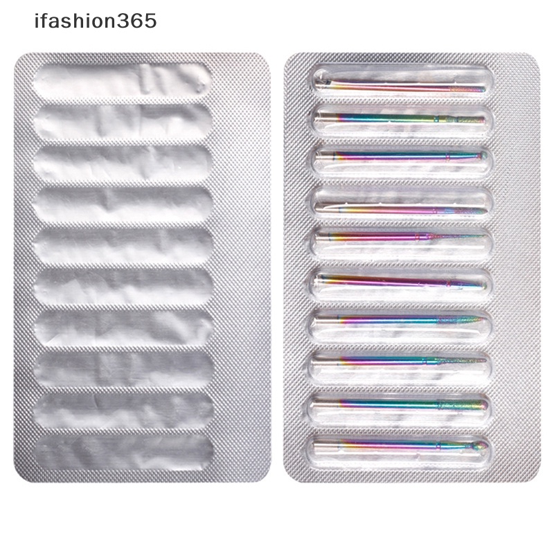Set 10 Mũi Khoan Kim Cương Chuyên Dụng Cho Máy Mài Móng Tay ifashion365