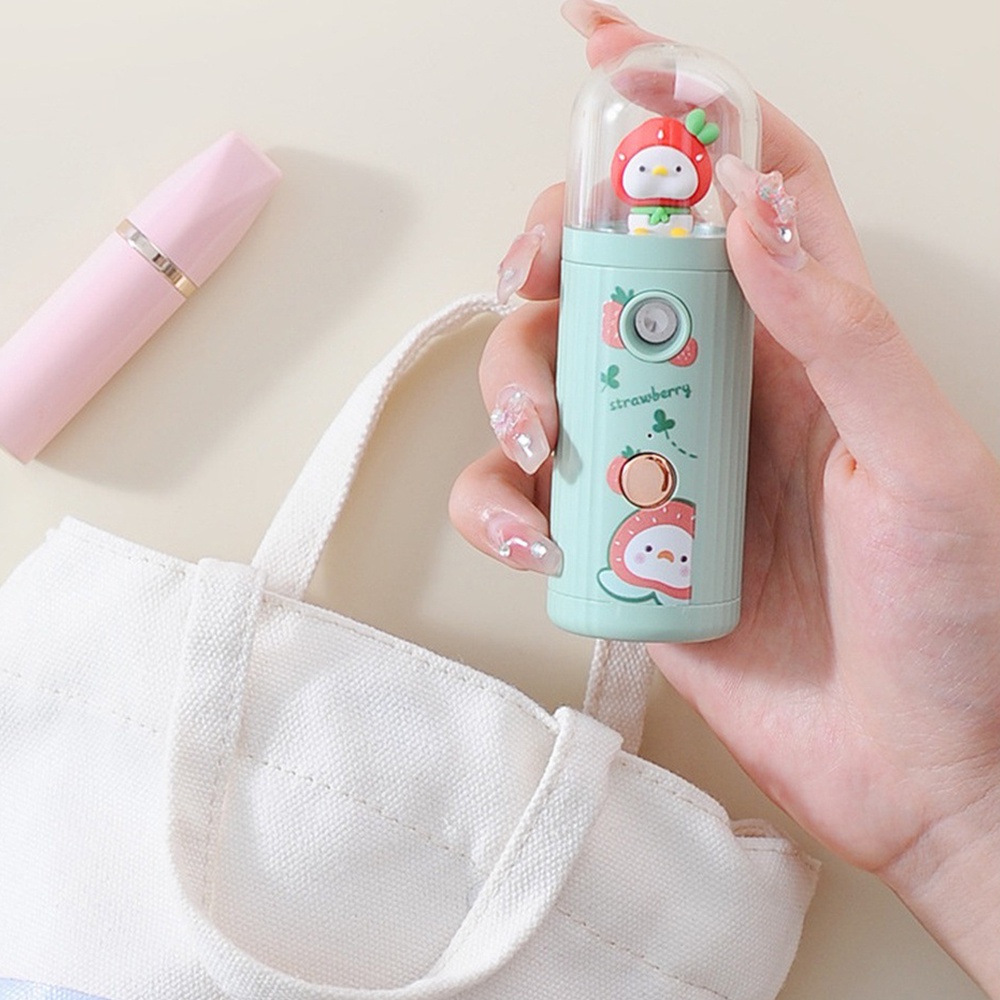 Bình Xịt Nước Mini Cầm Tay Họa Tiết Hoạt Hình Sáng Tạo