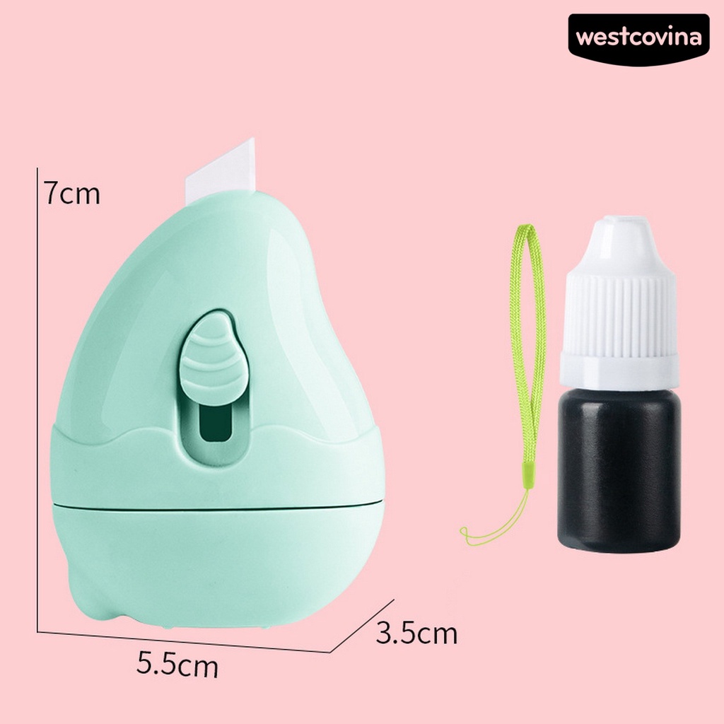 [COD]♪1 Bộ Con Dấu Lăn Nhanh Khô Chống Thấm Nước Giúp Bảo Vệ Sự Riêng Tư Tiện Dụng