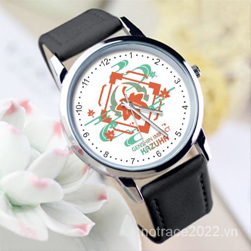 ★Genshin Impact★Kazuha & Venti & Hutao & Nahida Đồng Hồ Chống Thấm Nước Tùy Chỉnh Phong Cách Giản Dị Dành Cho Học Sinh