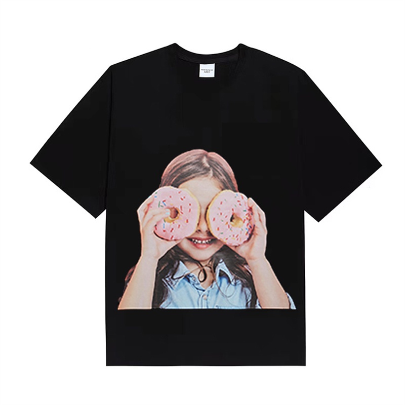 Áo Thun Tay Ngắn Cổ Tròn Thương Hiệu Trung Quốc Cổ Điển Thời Trang AD88LV-Sdfsdg Dành Cho Nam Và Nữ